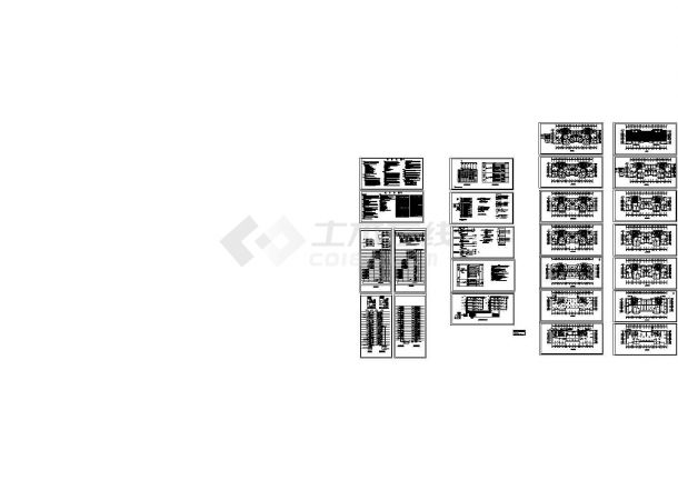 成都高层住宅楼电气系统设计施工cad图纸，共二十五张-图一