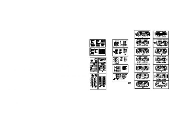 成都高层住宅楼电气系统设计施工cad图纸，共二十五张_图1