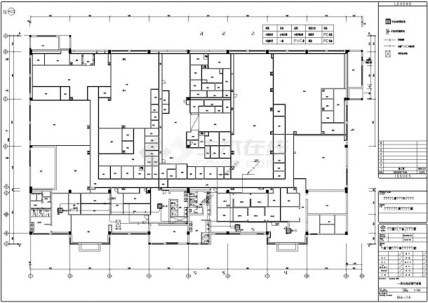 厂房设计_某制药厂房全套空调工程cad施工图（含空调风管平面图）-图二