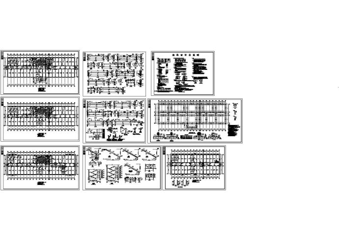 某四层砖混教学楼结构施工设计图_图1