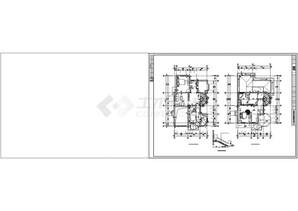 三层的小独栋别墅建筑设计施工图-图二