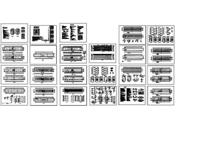 办公楼设计_某多层办公楼全套CAD图纸_图1