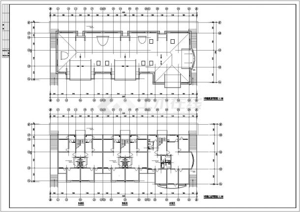 3750平米七层混合解耦股商住楼建筑设计CAD图纸（单层商用）-图二