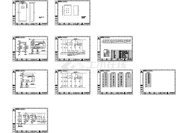 某工程水泵及阀门控制箱设计cad全套电气原理施工图（标注详细）-图一