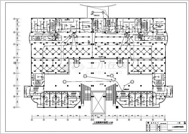 某五星级酒店电气设计cad全套施工图（甲级院设计）-图二