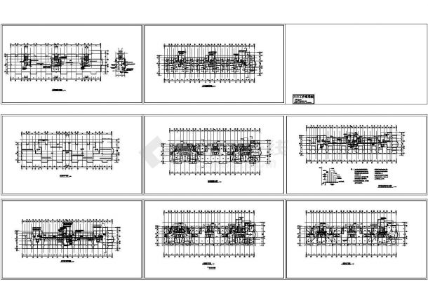 常州高层住宅楼电气系统设计施工cad图纸，共八张-图一