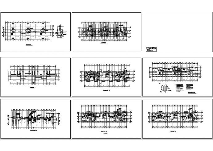 常州高层住宅楼电气系统设计施工cad图纸，共八张_图1