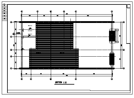 某二层仿古四合院建筑施工cad图(含三套设计，共八张)-图二