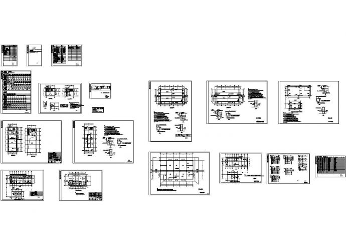 动力中心三菱电机压缩机电气设计CAD施工图_图1