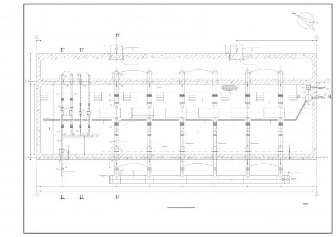 某大型水厂配水泵房工艺设计施工图_图1