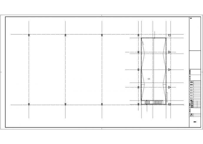 [温州]某大学膜结构网球场建筑施工设计cad图（含网球场膜结构膜布要求）_图1