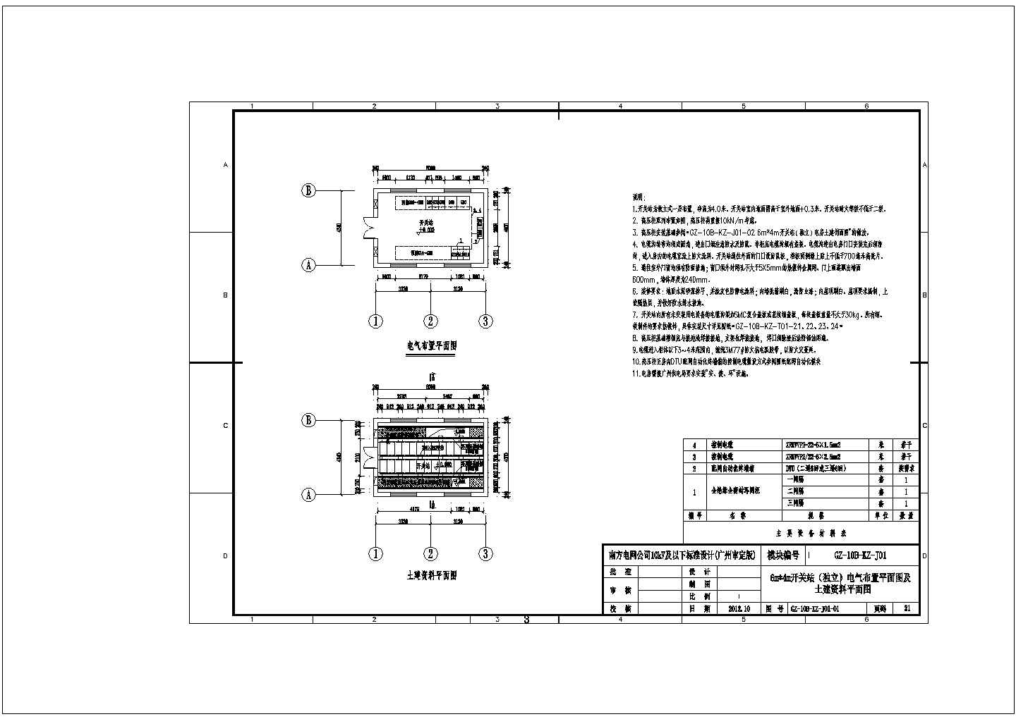 南方电网公司10kV及以下标准设计(广州审定版)
