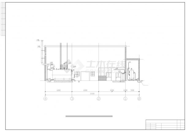 天津市某公司锅炉房暖通设计图-图二