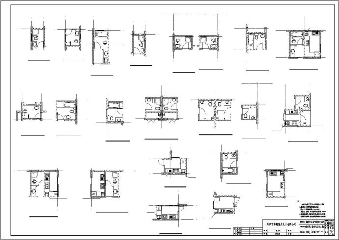 某二十四层商住楼建筑施工 cad图纸设计_图1