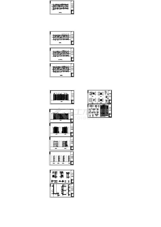 [大连]某五层板式住宅楼建筑施工图-图二