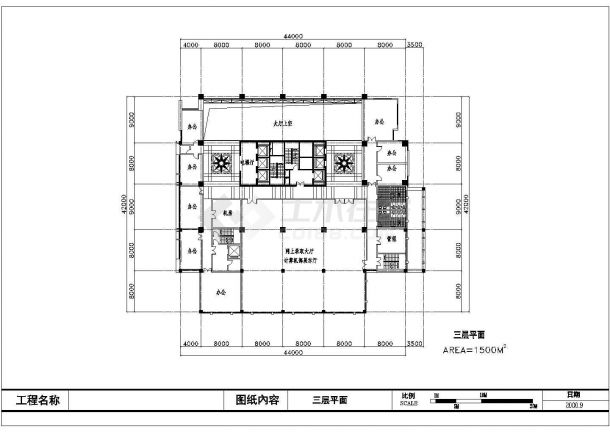 某二十五层办公综合楼建筑设计施工图-图二