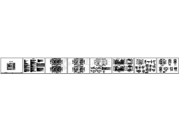 某四层欧式花园洋房建筑施工图设计-图二