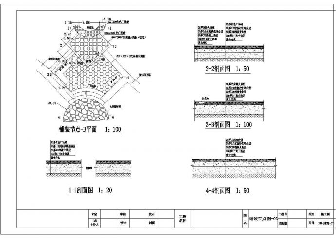 唐山煤河带状公园园林设计施工图（含总平面图）_图1