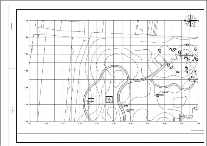 苏州某小游园全套景观施工设计cad图纸_图1