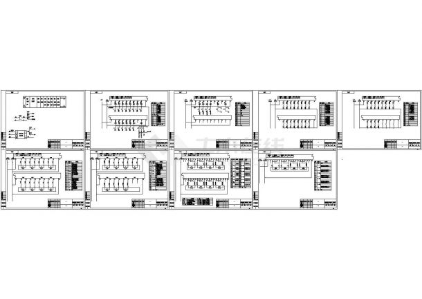 某标准新型plc300接线系统电气设计原理CAD图纸-图一