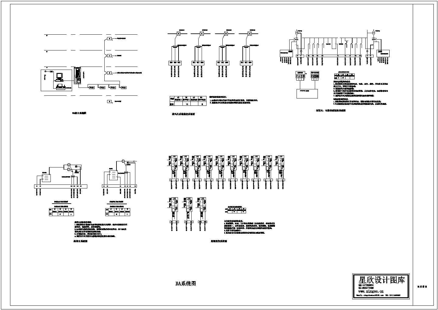 某标准新型弱电工程电气系统设计原理CAD图纸