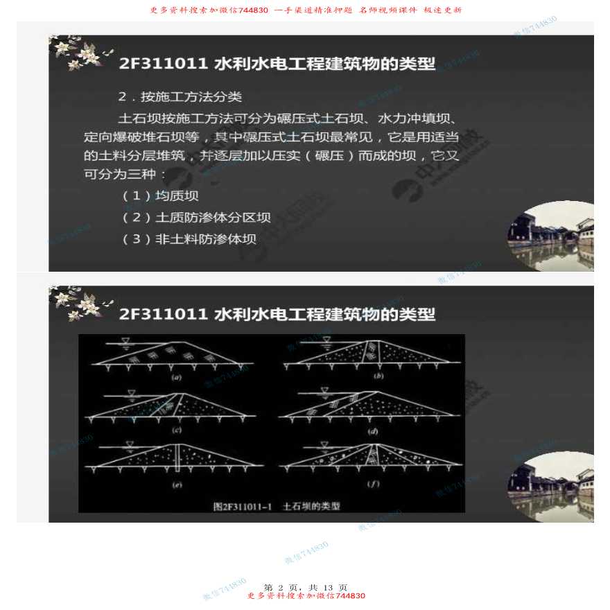 2F311010水利水电工程建筑物的类型及相关要求详细文档-图二