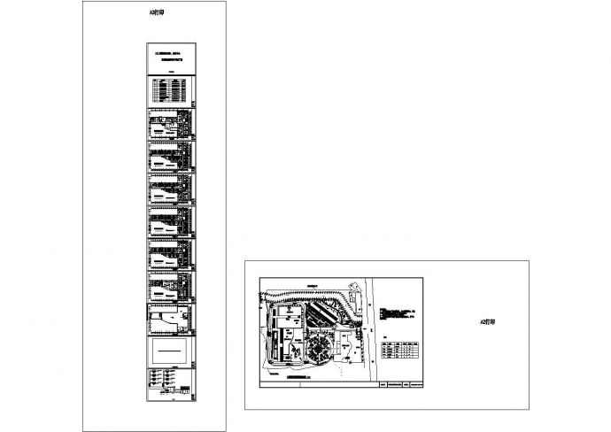 某标准型简单的医院监控系统电气设计施工CAD图纸_图1