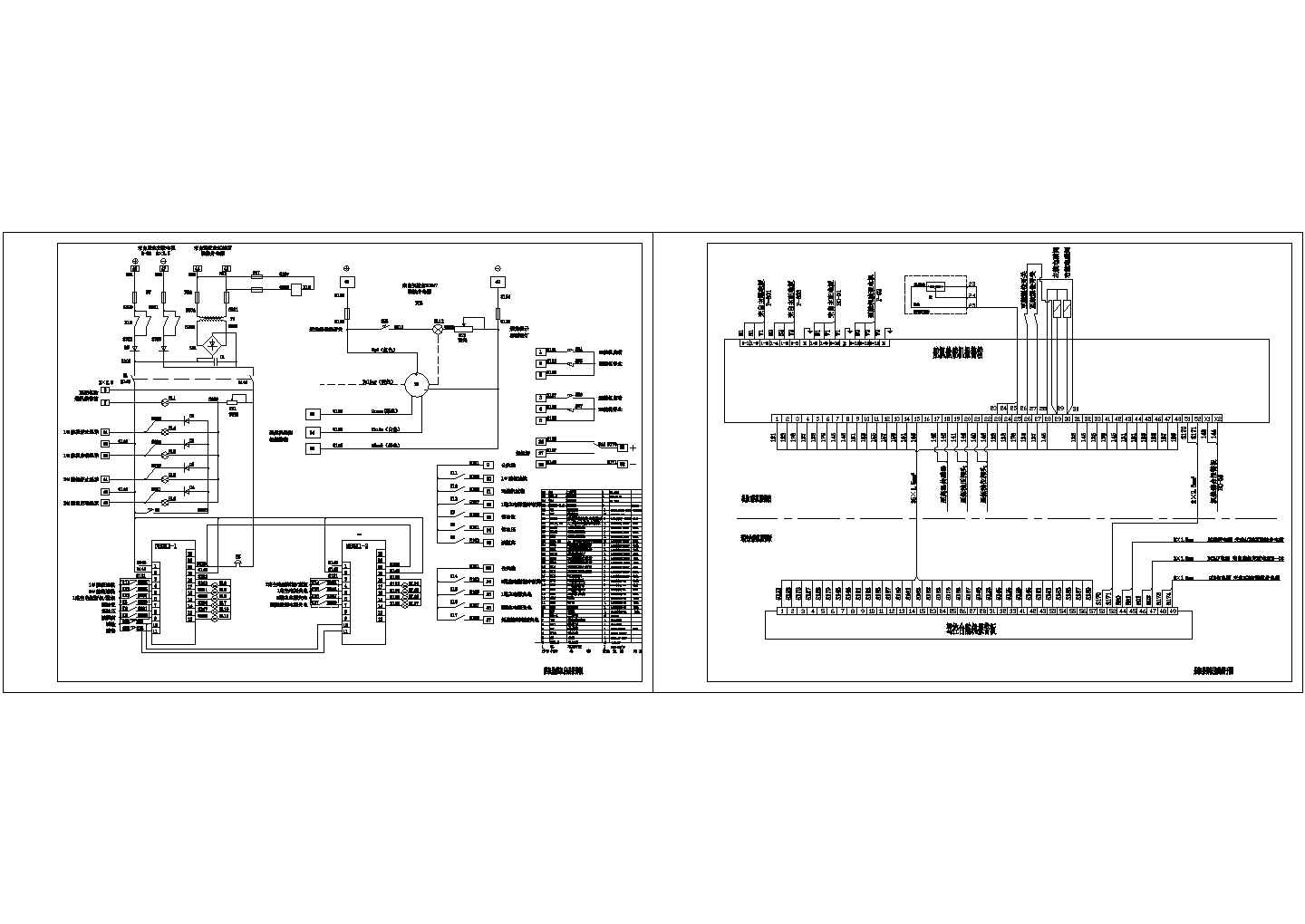 某标准型船用通用电气系统原理设计施工CAD图纸