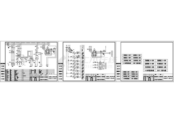 某标准型成套电器检验调试台电气系统原理设计施工CAD图纸-图一