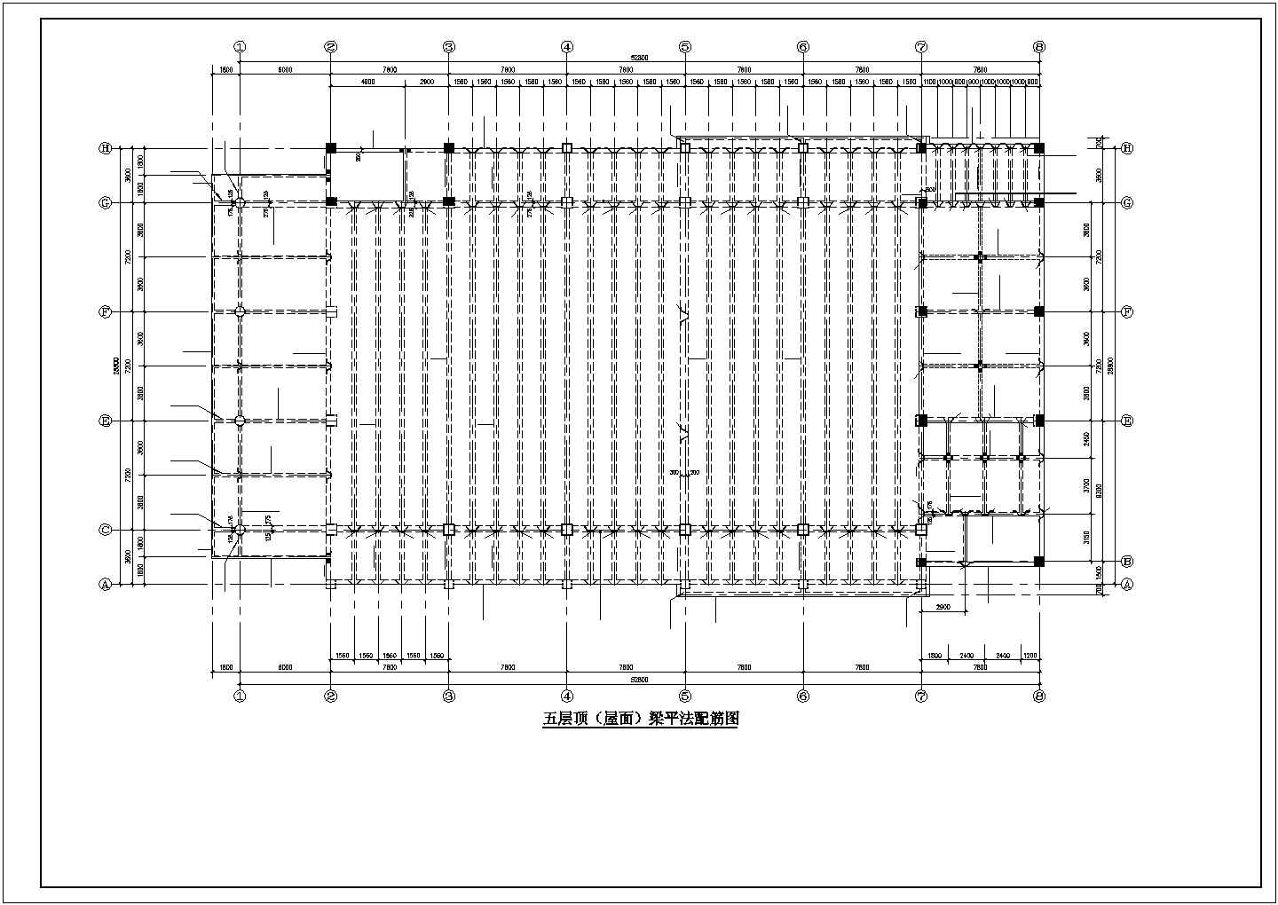某五层高档住宅楼建筑结构全套设计施工CAD图纸