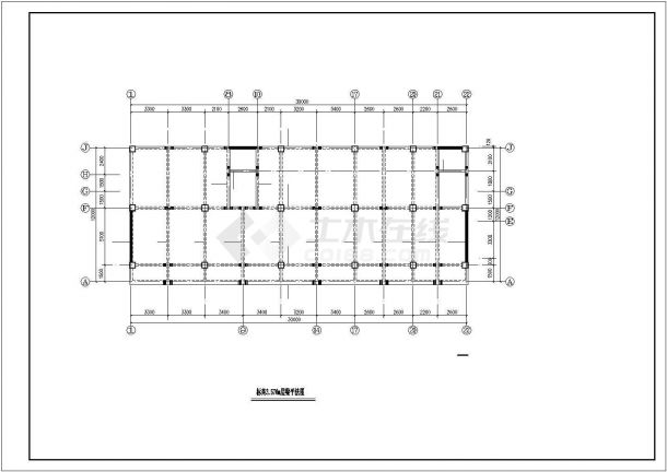 某七层(底框)砖混商住楼建筑结构设计施工CAD图纸-图一