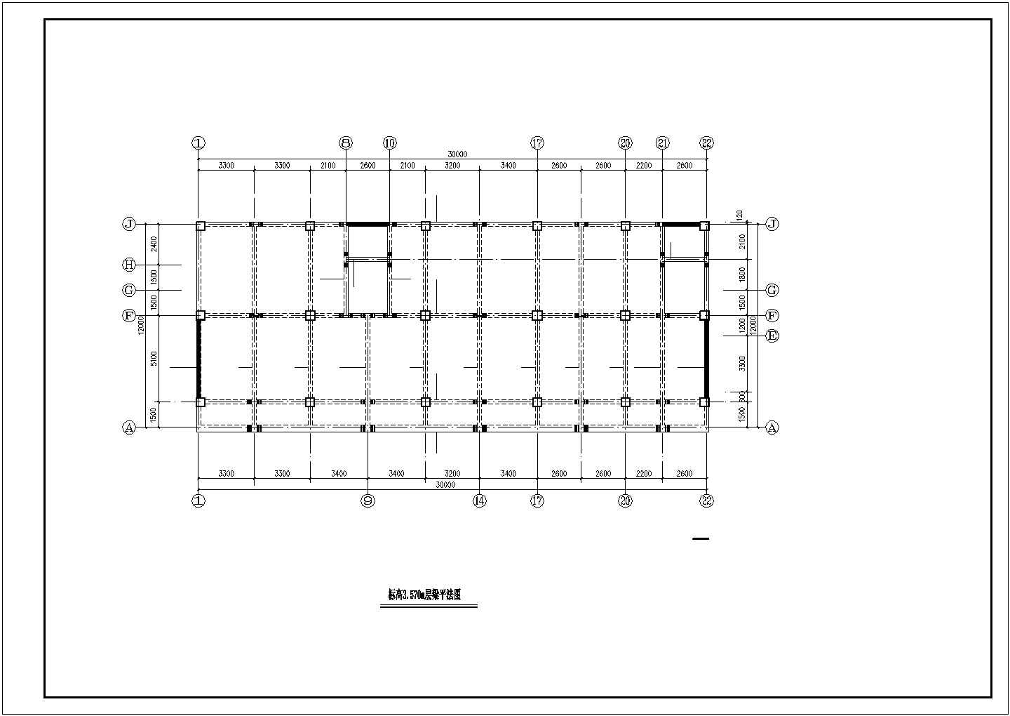 某七层(底框)砖混商住楼建筑结构设计施工CAD图纸