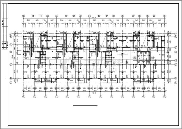 某6+1阁楼层砖混住宅楼建筑结构设计施工CAD图纸-图一