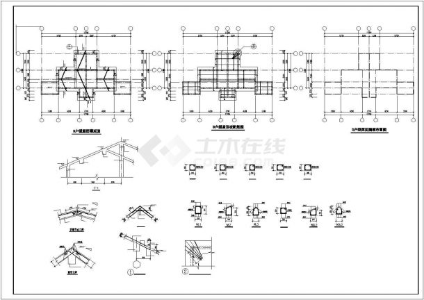 某6+1跃层砖混单元住宅楼建筑结构设计施工CAD图纸-图一