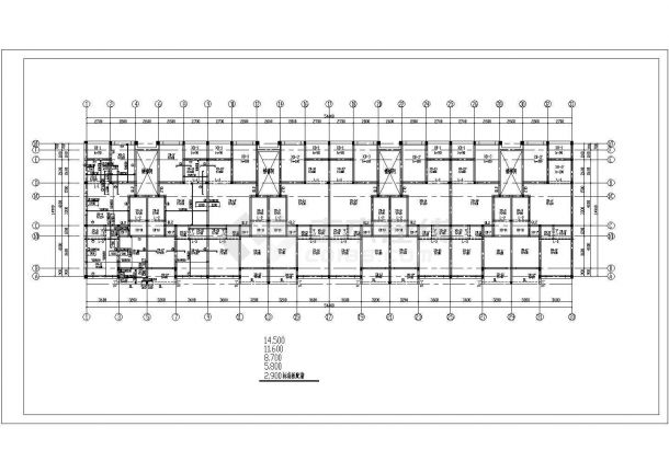 某六层砖混砌体住宅楼建筑结构设计施工CAD图纸-图一