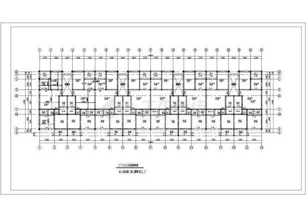 某六层砖混砌体住宅楼建筑结构设计施工CAD图纸-图二