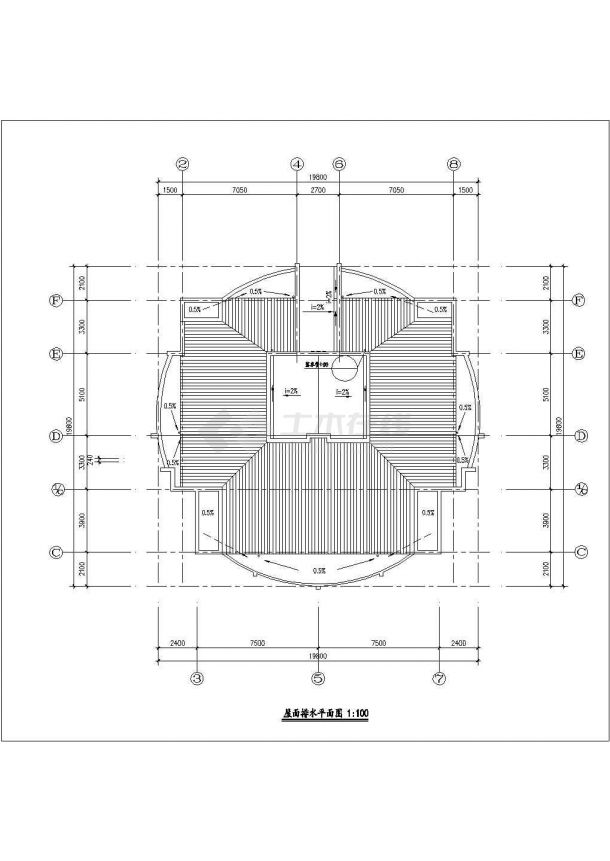 9000平米13层框架结构商住楼平面设计CAD图纸（底层商用/含地下层）-图一