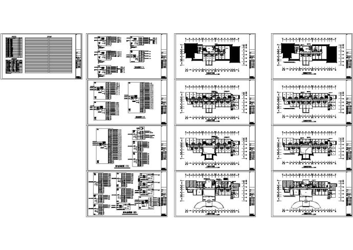 杭州某地五星宾馆全套电气设计cad平立面施工图_图1