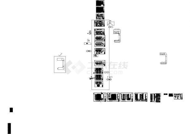 【江苏】某十七层简欧商住楼全套建筑施工cad图-图一