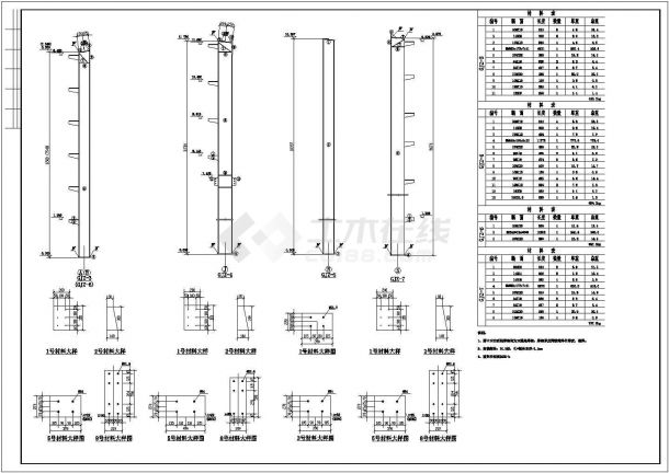 厂房设计_某工业区钢结构厂房建筑结构设计施工CAD图纸-图二