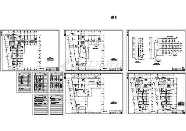 8层酒店建筑设计全套设计cad施工图纸-图一