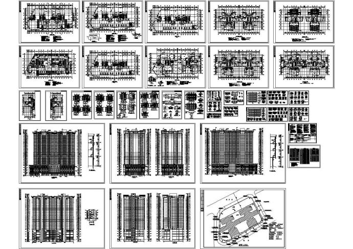 [东莞]高层住宅建筑cad设计平面施工图纸_图1