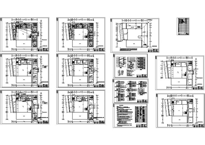 西安市未央区某中学6层教学楼全套电气设计CAD施工图_图1