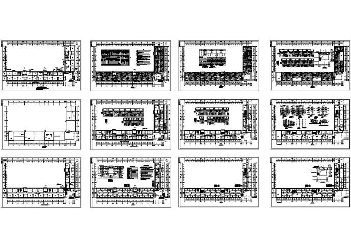 大连市某私立中学4层教学楼全套电气系统设计CAD施工图_图1