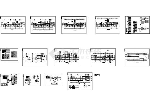 承德市某实验小学3层教学楼电气系统设计CAD施工图-图一