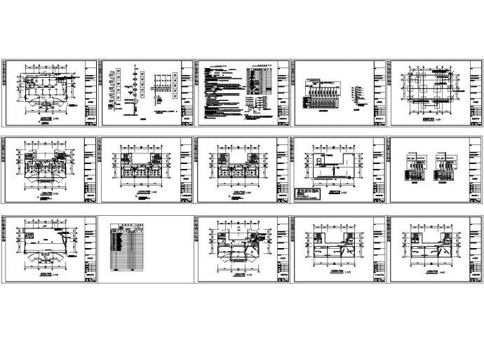 兰州市某中学5层教学楼电气系统设计CAD施工图_图1