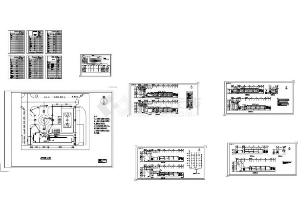 重庆市某大学5层教学楼电气系统设计CAD施工图-图一