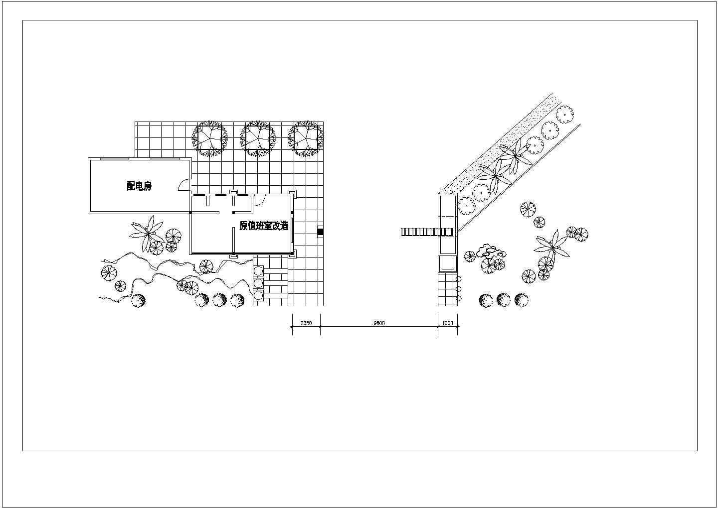 550平米单层砖混休闲民宿酒店平立面设计CAD图纸（3套方案）