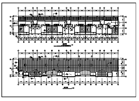 某五层带阁楼商住楼建筑设计cad图(带架空层设计，共九张)-图二