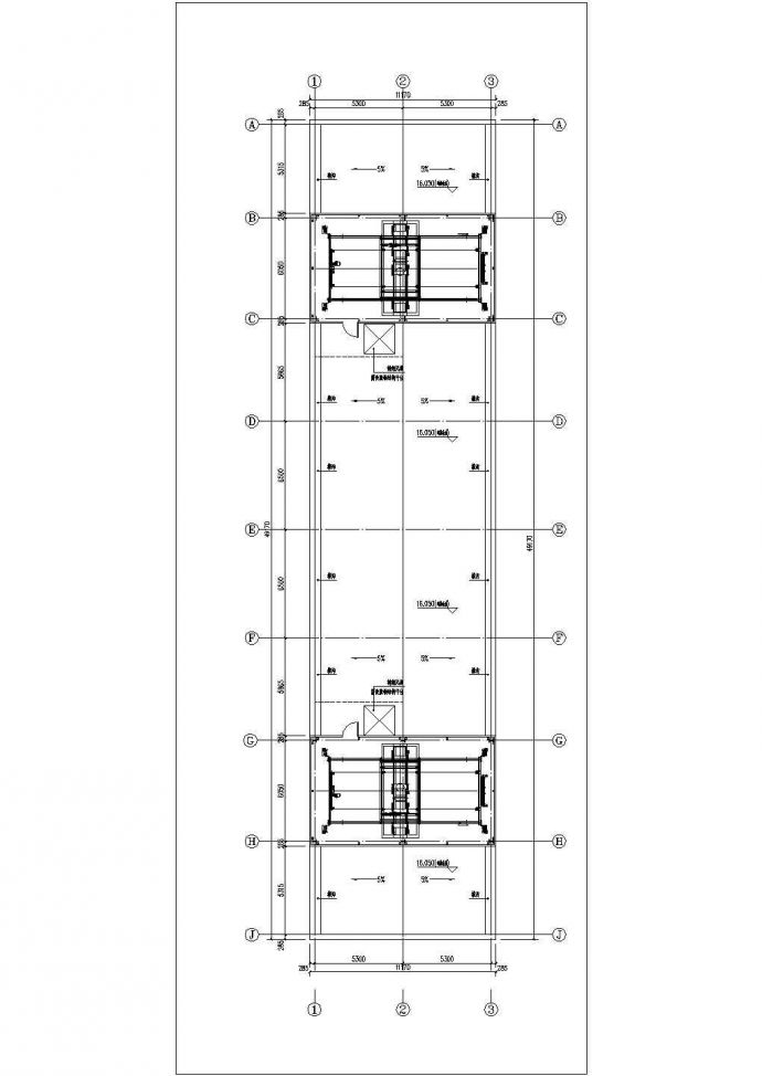 某广电路电信局立体停车库结构设计图_图1